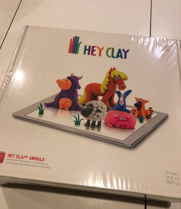  Fat Brain Toys Hey Clay Animals - Clay Kit with Interactive App  for Kids & Tweens : Toys & Games